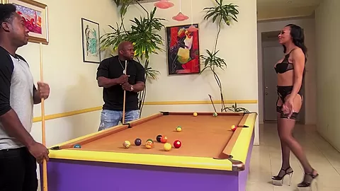 Black Babes 3 Ways and More - Hustler