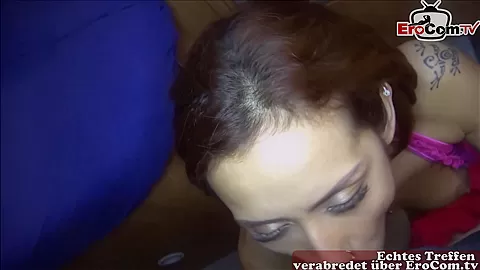 Cute german amateur teen 18+ hooker meet and fuck in car pov