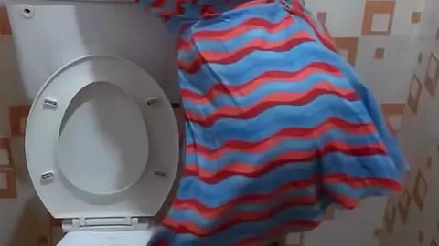Real Africans - POV CellPhone Footage Gonzo Blowjob in Public Bathroom