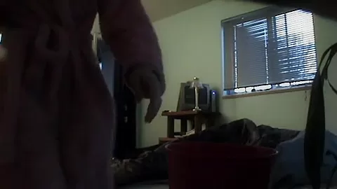 Cheating busty slut seduces plumber