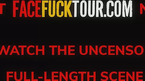 Face Fuck Tour - Small Tits Babe Loves The Taste Of Big Dick In Mouth