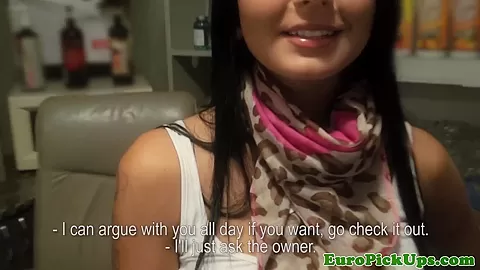 Euro pulled amateur fucked on tanningbed
