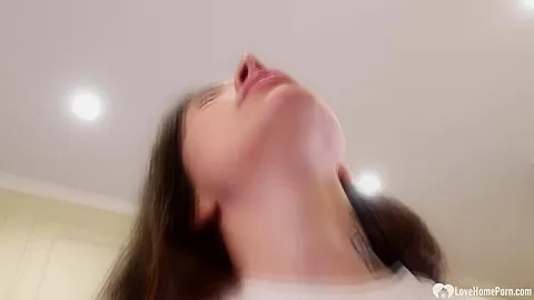 Babysitter gives me the best blowjob before fucking