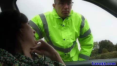 Caught masturbating mature fucks patrol cop