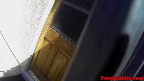 Jogging skank roughly pussypounded by maledom