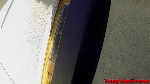 Jogging skank roughly pussypounded by maledom