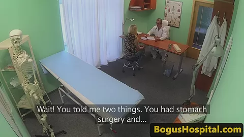 Petite patient pussynailed by doctor