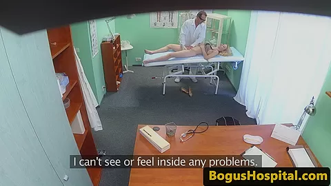 Petite patient pussynailed by doctor