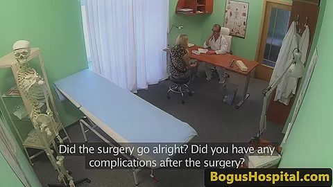 Petite patient pussynailed by doctor