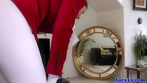 Classy equestian rides and sucks cock