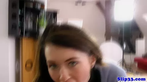 Cocksucking polish beauty spanked by oldmale
