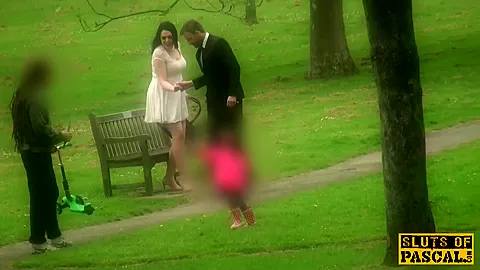 Stalking british submissive throated deeply
