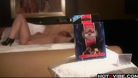 Big Ass Blonde uses her toys in bed
