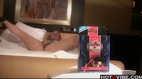 Big Ass Blonde uses her toys in bed