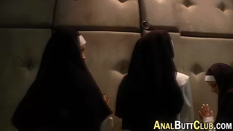 Nuns get asses dominated