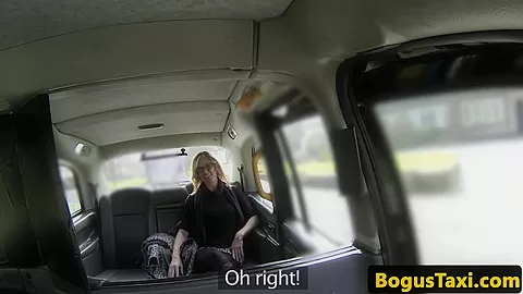 Busty brit taxi milf fucked through sluthatch