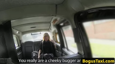 Busty brit taxi milf fucked through sluthatch