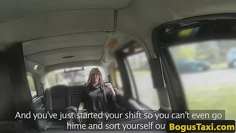 Busty brit taxi milf fucked through sluthatch