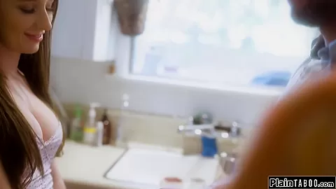 Stepdaughter masturbating next to stepdad to get attention