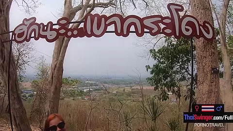 Asian amateur girlfriend sucks and fucks on camera after sight seeing