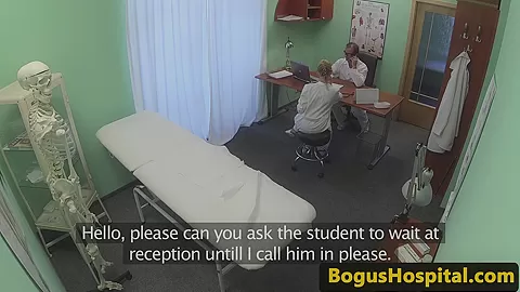 Doctors spitroasting naive patient