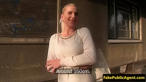 Pickedup eurobabe riding cock outdoors