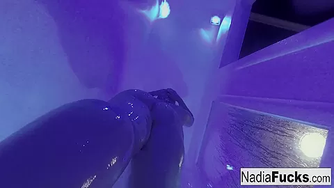 Horny Wrestler Has Some Double Toy Action - NadiaWhite