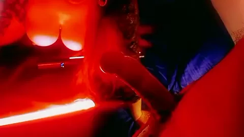 From The Bathroom We See How My Stepmom Touches Her Pussy With The Thong To One Side