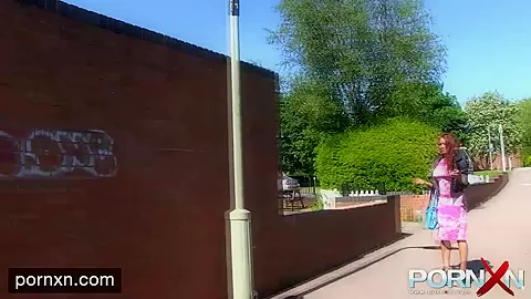 Ebony Milf Flashing in public