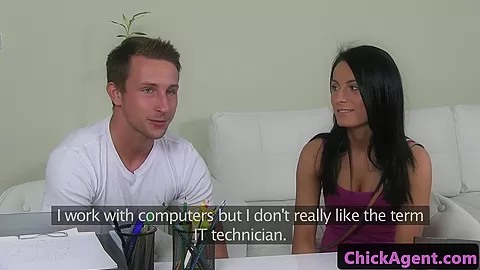Euro casting babe cockriding at sex audition