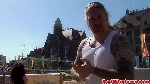Punk dutch hooker riding tourist cock