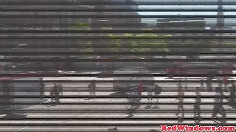 Punk dutch hooker riding tourist cock
