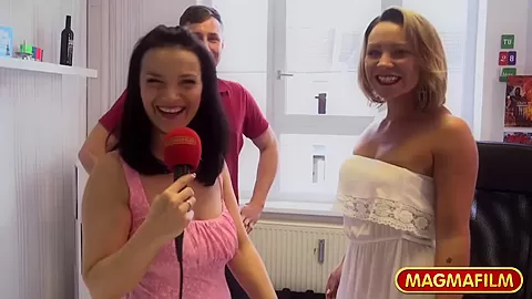 German Casting at her office