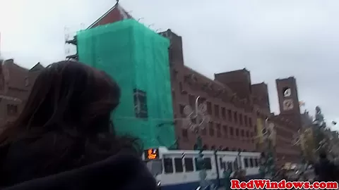 Black amsterdam prostitute handles white guy