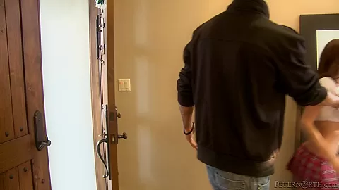 Awesome teen 18+ redhead gets fucked in the face