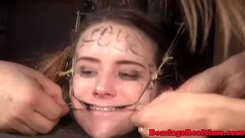 Femdom climaxes all over submissives face