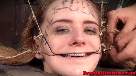 Femdom climaxes all over submissives face