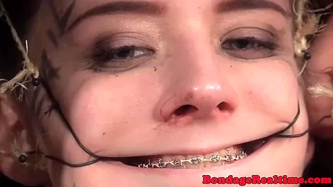 Femdom climaxes all over submissives face