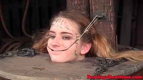 Femdom climaxes all over submissives face