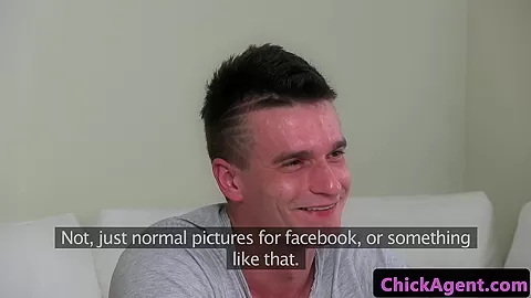 Euro amateur pussyfucks agent during audition