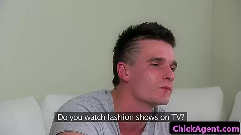 Euro amateur pussyfucks agent during audition