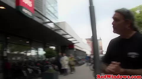 Real dutch prostitute cockriding tourist