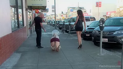 Squirting Blond Fuck Puppy is Eager to Please from her Hands and Knees