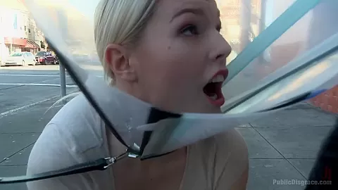 Squirting Blond Fuck Puppy is Eager to Please from her Hands and Knees