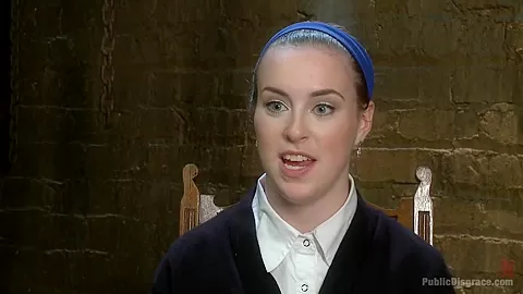 18 year old Preachers Step daughter Spreads the Word of God and her Legs