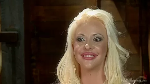 Fuckable Art Big titted blonde fucked in a crowded gallery