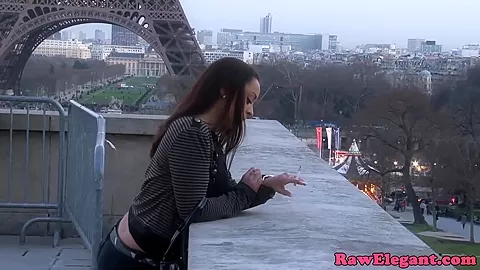 Glamour french babe interracial assfucked