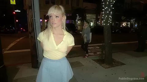 Innocent girl next door defiled in public