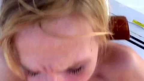 Smalltitted milf gets fucked and jizzed outdoor