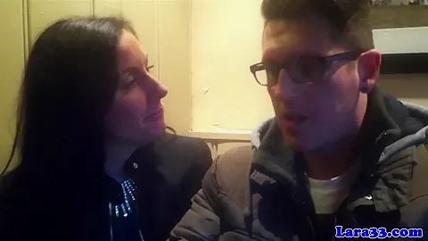 Glam mature suck cock after picking up bloke